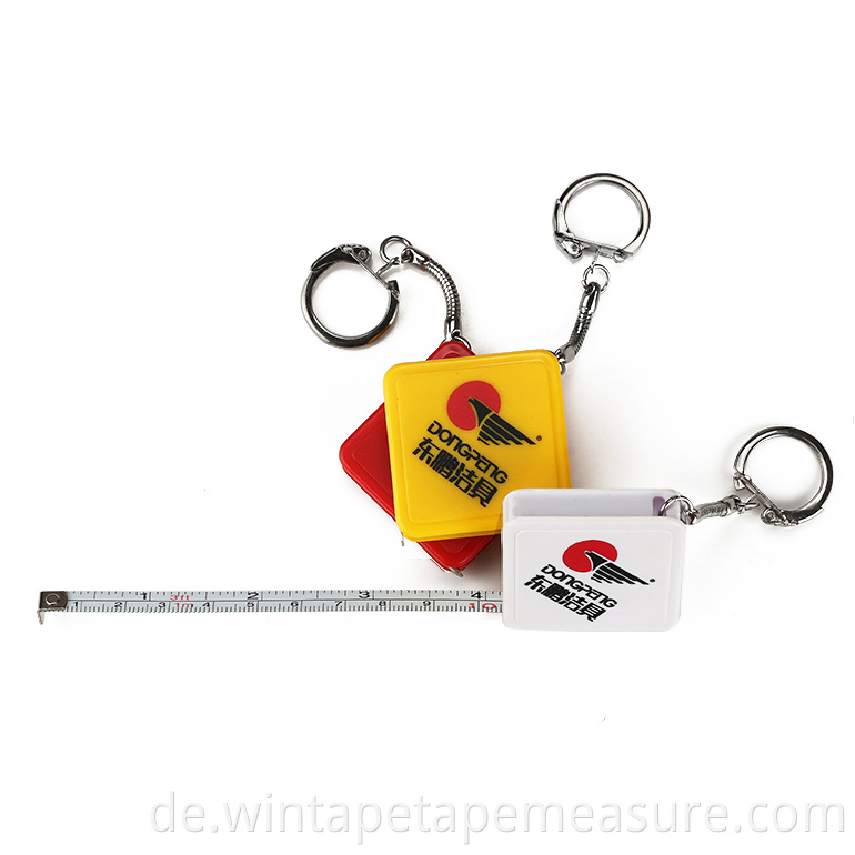 Hochwertiges Gummihüllen-Maßband, Schlüsselanhänger Maßband, Messwerkzeuge Measuring